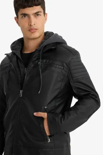Resim Defacto  Erkek Deri Mont ve Ceket N9693AZ/BK27