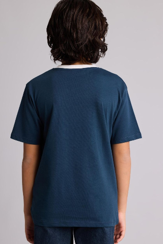 Resim Defacto Erkek Çocuk T-shirt G7470A8/NV257