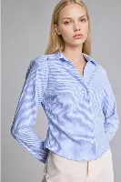 Resim Defacto Uzun Kol Kadın Gömlek D4013AX/BE60