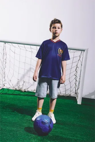 Resim Defacto Erkek Çocuk T-shirt H7792A8/IN176