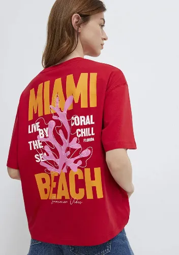 Resim Mavi Kadın T-shirt M1613927-82054