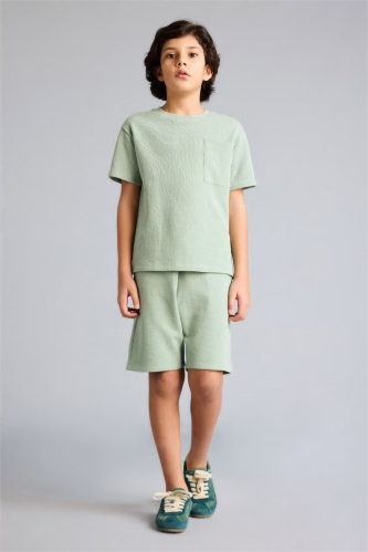 Resim Defacto Erkek Çocuk Şort Takım D9993A8/KH434