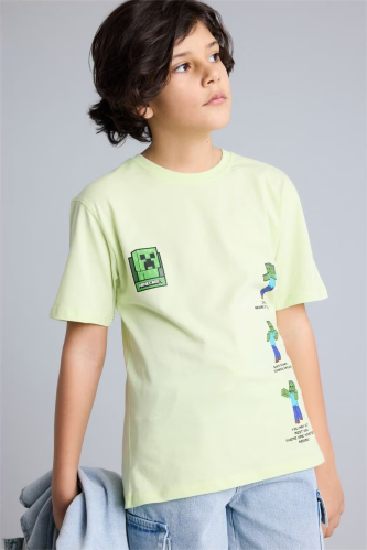 Resim Defacto Erkek Çocuk T-shirt G8884A8/GN404