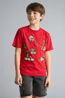 Resim Defacto Erkek Çocuk T-shirt H3708A8/RD227