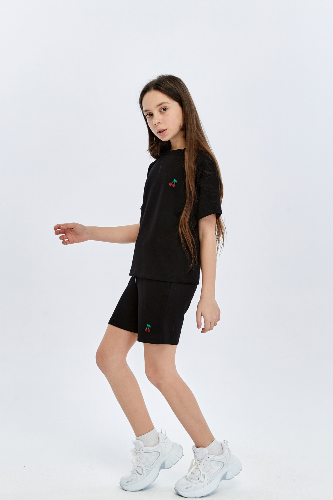 Resim Yenikoza Kız Çocuk Şort Takım