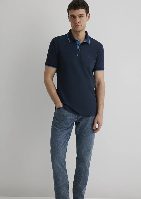 Resim Mavi Polo Erkek T-Shirt M062373-28417