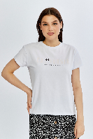 Resim Viole&More Kadın T-Shirt Yk21 California Baskılı