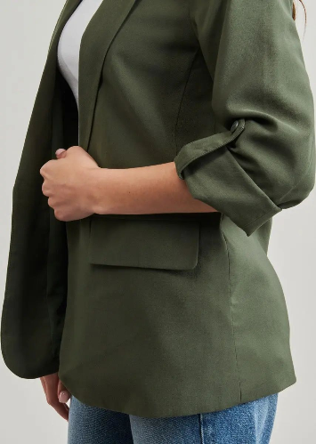 Resim Only Onlarıs Lıfe 3/4 Loose Blazer Cc Wvn Kadın Ceket 15310839