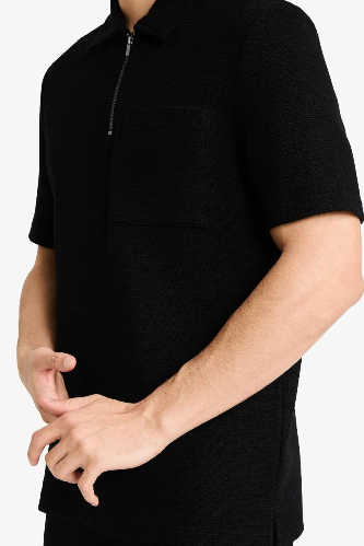 Resim Defacto Erkek T-shirt F9748AX/BK81