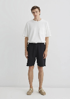 Resim Mavi Erkek Penye Şort M0410314-900