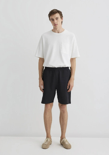 Resim Mavi Erkek Penye Şort M0410314-900