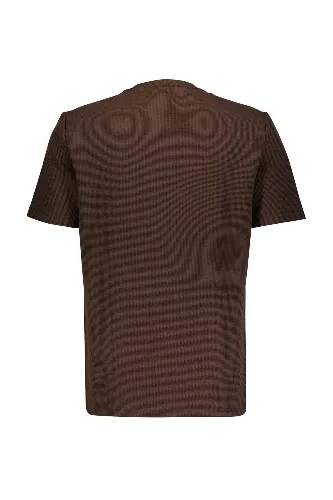 Resim Süvari Waffle Sıfır Yaka Erkek T-shirt Sts1014000001