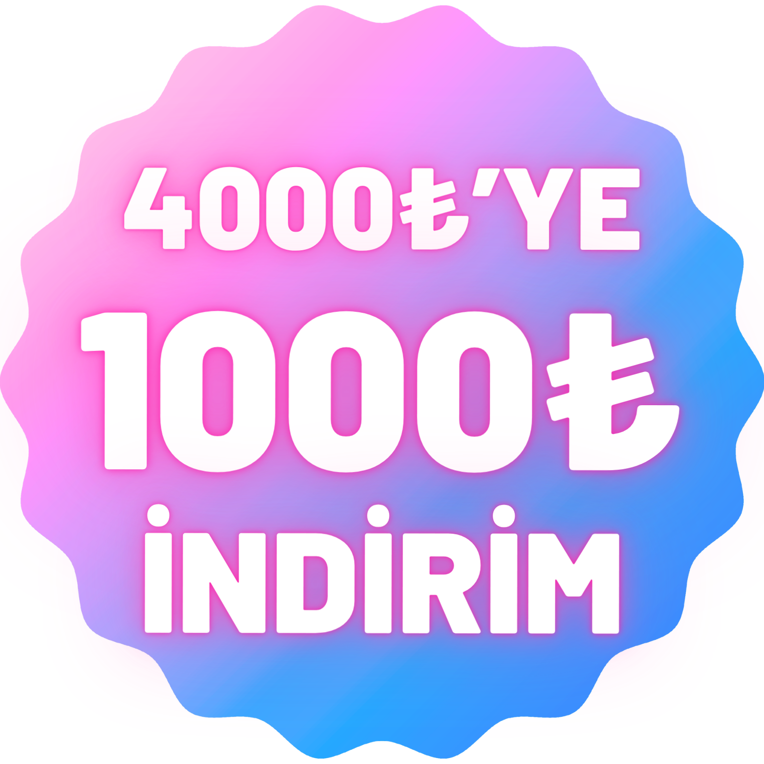 4000'e 1000TL İndirim
