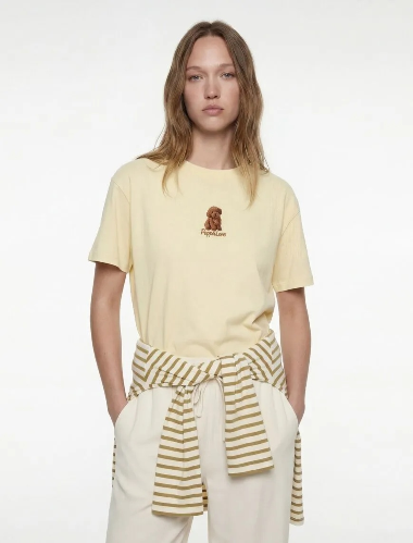 Resim Koton Kadın T-shirt 6SAL10092IK