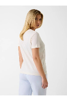 Resim Guess Athleisure  Kadın  T-shirt V6GI02K2963-G012 Agnes Ss Cn T-Shırt