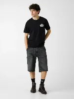 Resim M6YI07K3650-JBLK Gues Erkek T-shirt