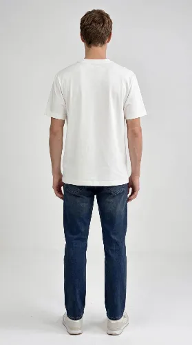 Resim Lee Grafik Logo Erkek T-shirt LN388680102