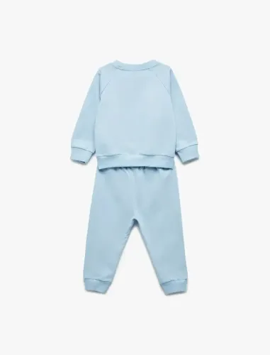 Resim Koton Erkek Bebek Sweat Takım 7WMB10005TK