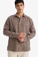 Resim Defacto Erkek  Uzun Kol Gömlek F9275AX/BN534