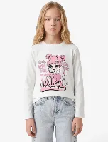 Resim Koton Kız Çocuk T-shirt 7WKG10077AK