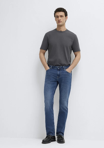 Resim Mavi Erkek Jean Pantolon M00378A3044