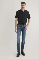 Resim Mavi Polo Erkek T-Shirt M0612520-900