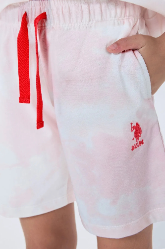 Resim U.S. Polo Assn Kids Kız Çocuk Şort Takım Us2514-G