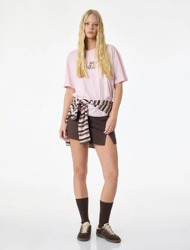 Resim Koton Kadın T-shirt 6SAL10074IK