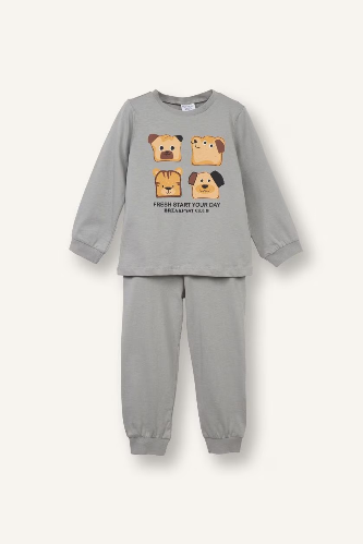 Resim Defacto Erkek Bebek Şort Takım G7133A5/GR454