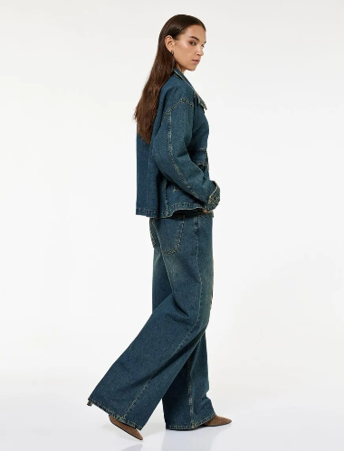 Resim Koton Kadın Jean Pantolon 6WAL40190MD