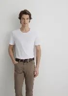 Resim Mavi  Erkek T-Shirt M064681-620