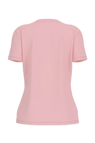 Resim Guess Athleisure  Kadın  T-shirt V6GI12K3325-G63M Romy Ss Cn T-Shırt