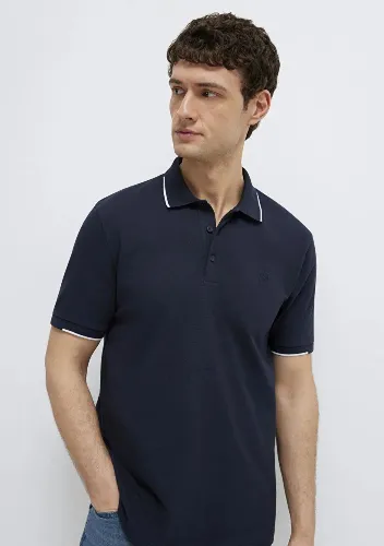 Resim Mavi Erkek T-shirt M0613272-70490