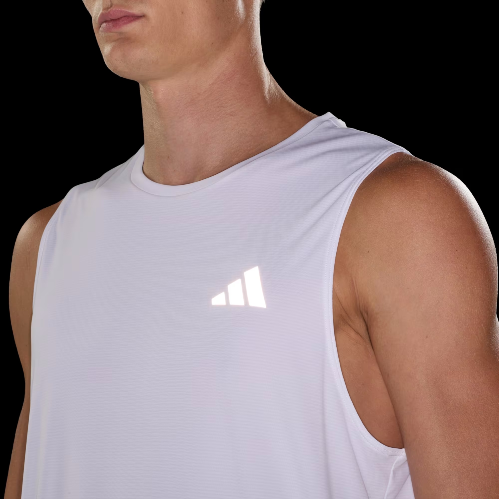 Resim Adidas Run Ess Tank M Whıte Erkek Atlet KB5968