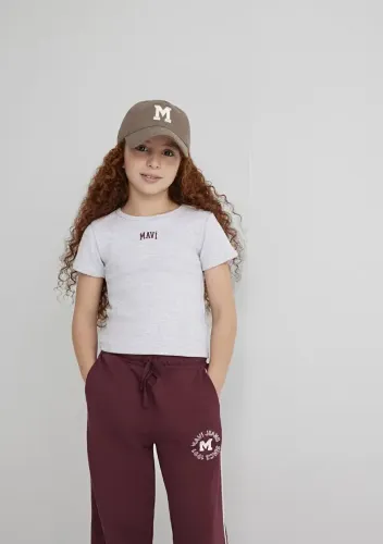 Resim Mavi Kız Çocuk T-shirt M7610350-88467