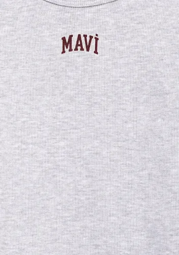 Resim Mavi Kız Çocuk T-shirt M7610350-88467