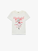 Resim Koton Kız Çocuk T-shirt 6SKG10110AK