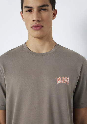 Resim Mavi Erkek T-shirt M0611714-87875