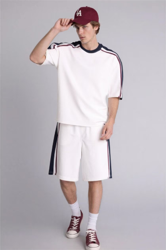 Resim Defacto Erkek  Kot&Kanvas Şort G4186AX/ER105