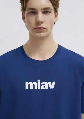 Resim Mavi Erkek T-Shirt M067153-70722