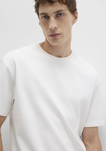 Resim Mavi Erkek T-shirt M0613102-80194