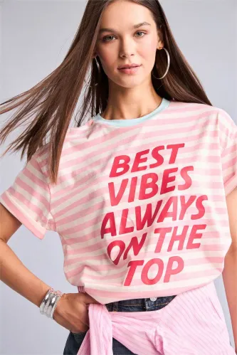 Resim Defacto Kadın  T-shirt H6969AX/BE440