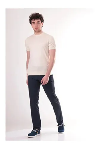 Resim Guess  Erkek  Triko T-shirt M6GR03Z0556-G1H6 Lewıs Cn Ss Cotton Sılk Swtr
