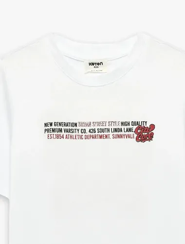 Resim Koton Erkek Çocuk T-shirt 6SKB10394TK