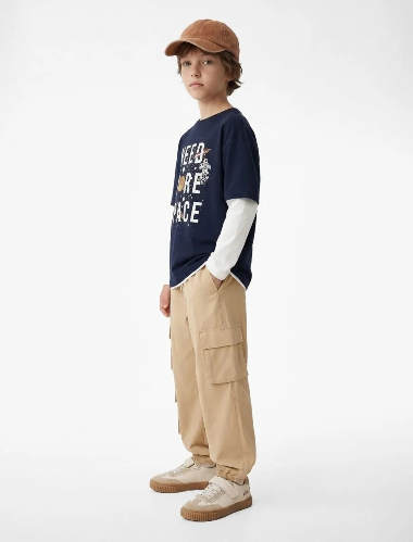 Resim Koton Erkek Çocuk T-shirt 6SKB10117TK