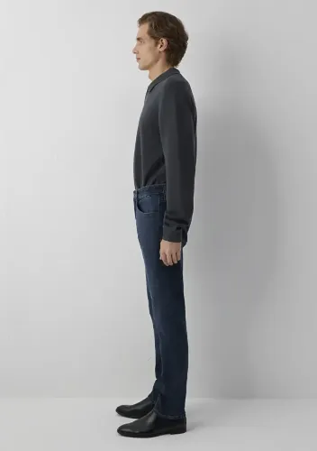 Resim Mavi Marcus Erkek Jean Pantolon M00351A4044