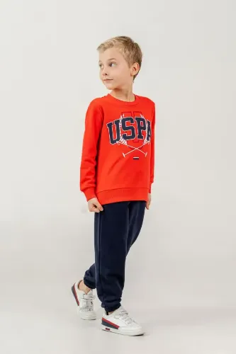 Resim U.S. Polo Assn Kids Erkek Çocuk Sweat Takım US2618-G