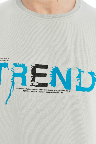 Resim Paul&More Erkek Sweat Trend Baskı 0 Yaka 2 İp