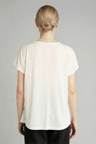 Resim Defacto Kadın T-shirt G3285AX/WT32