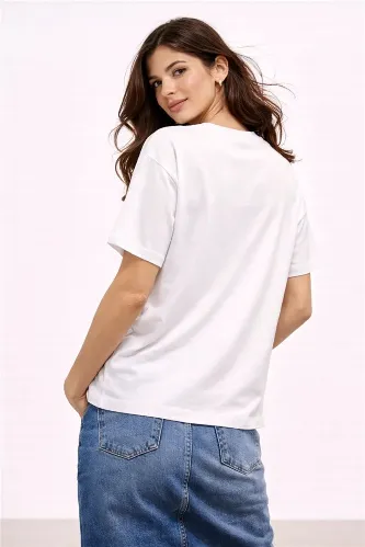 Resim Fashion Friends Kadın T-shirt 26Y0237K1